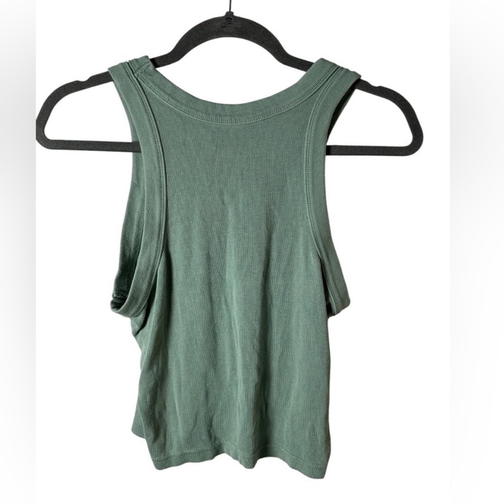 Elegant Olive Sleeveless Tank Top